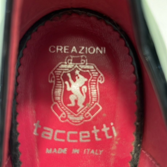 Sky high leather heels with loop for pompom or charm on front. Pink soles. - Picture 5 of 5